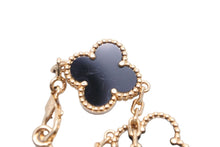 Load image into Gallery viewer, 極美品 Van Cleef &amp; Arpels ヴァンクリーフ＆アーペル ブレスレット ヴィンテージアルハンブラ オニキス VCARA41300 55449 中古 正規品