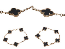 Load image into Gallery viewer, 極美品 Van Cleef &amp; Arpels ヴァンクリーフ＆アーペル ブレスレット ヴィンテージアルハンブラ オニキス VCARA41300 55449 中古 正規品