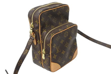 Load image into Gallery viewer, LOUIS VUITTON ルイヴィトン ショルダーバッグ アマゾン ポシェット M45236 PVC レザー ブラウン ゴールド金具 美品 中古 55454