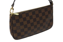 画像をギャラリービューアに読み込む, 新品同様 LOUIS VUITTON ルイ・ヴィトン ダミエ ポシェットアクセソワール ポーチ アクセサリーポーチ ブラウン N51985 中古 55461