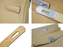 Load image into Gallery viewer, HERMES エルメス ケリー32 内縫い ナチュラルサブレ トリヨンクレマンス マットシルバー金具 □D刻印 2000年 中古 55462