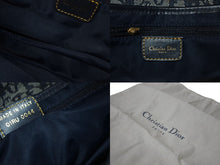 Load image into Gallery viewer, Christian Dior クリスチャンディオール ハンドバッグ サドルバック 01RU0044 トロッター キャンバス ゴールド金具 良品 中古 55466