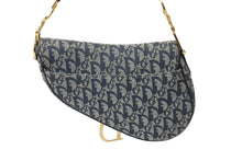 Load image into Gallery viewer, Christian Dior クリスチャンディオール ハンドバッグ サドルバック 01RU0044 トロッター キャンバス ゴールド金具 良品 中古 55466