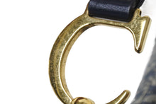 Load image into Gallery viewer, Christian Dior クリスチャンディオール ハンドバッグ サドルバック 01RU0044 トロッター キャンバス ゴールド金具 良品 中古 55466