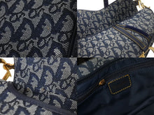 Load image into Gallery viewer, Christian Dior クリスチャンディオール ハンドバッグ サドルバック 01RU0044 トロッター キャンバス ゴールド金具 良品 中古 55466