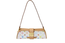 Load image into Gallery viewer, LOUIS VUITTON ルイヴィトン モノグラムマルチカラー シャーリー ショルダーバッグ ホワイト ロゴ 鞄 M40049 美品 中古 55475