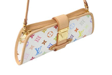 Load image into Gallery viewer, LOUIS VUITTON ルイヴィトン モノグラムマルチカラー シャーリー ショルダーバッグ ホワイト ロゴ 鞄 M40049 美品 中古 55475