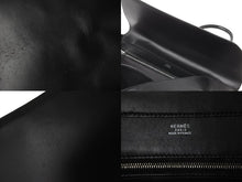 Load image into Gallery viewer, HERMES エルメス マルジェラ期 イニシャル ハンドバッグ 2002年限定 ブラック マットパラジウム金具 エバーカーフ 中古 55476