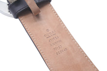 画像をギャラリービューアに読み込む, GUCCI グッチ ベルト バックル Gバックル GGスプリームキャンバス メンズベルト ベージュ ダークブラウン 411924 美品 中古 55494