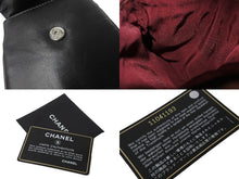 画像をギャラリービューアに読み込む, CHANEL シャネル ハンドバッグ ワンショルダーバッグ ココマーク ラムスキン 11番台 2007年 ブラック シルバー金具 美品 中古 55495