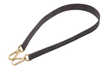 画像をギャラリービューアに読み込む, LOUIS VUITTON ルイヴィトン バッグ小物 アクセサリー ストラップ ショルダーストラップ レザー ブラウン ゴールド 美品 中古 55506