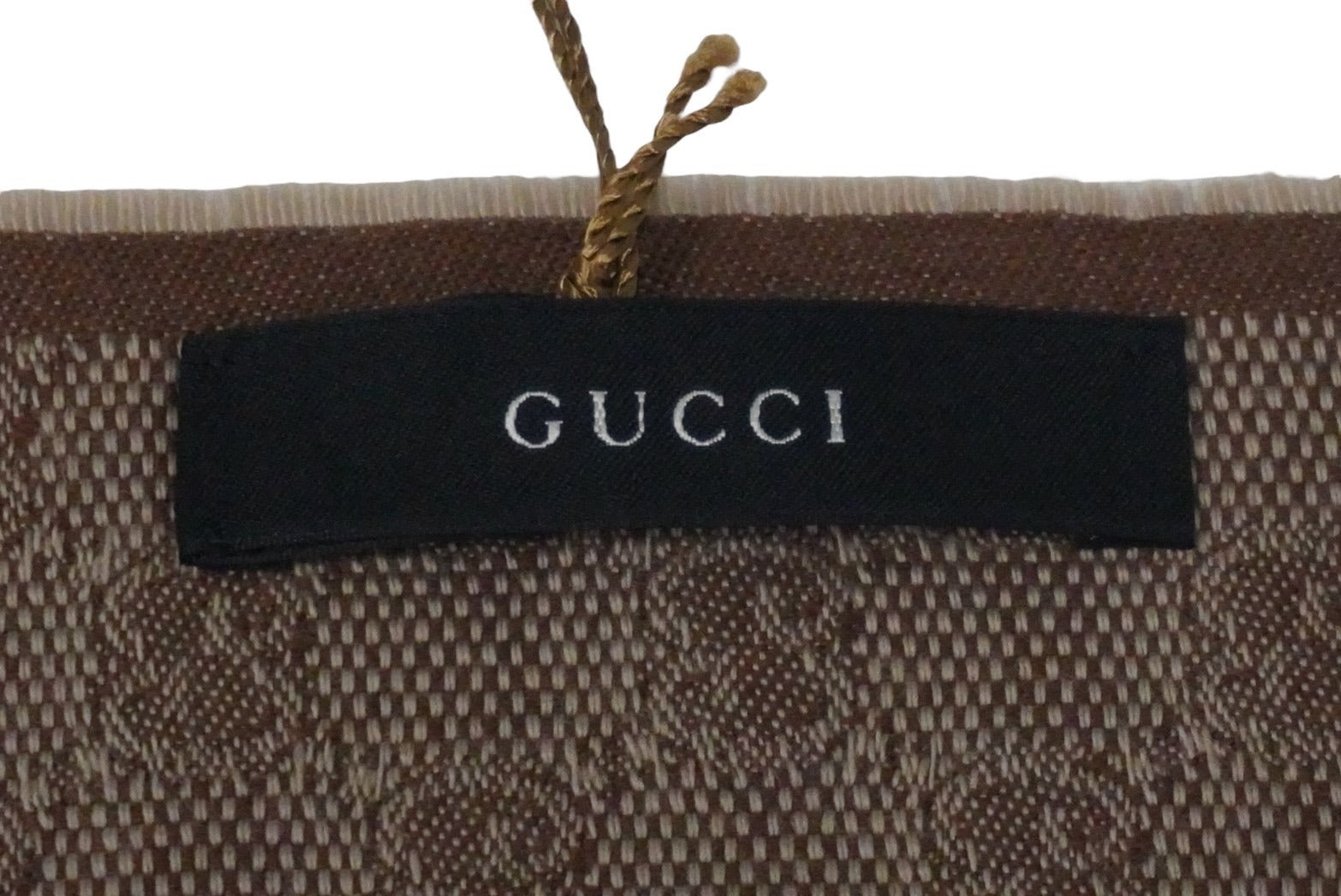 新品未使用 GUCCI グッチ マフラー ストール ショール GG総柄 シェリー