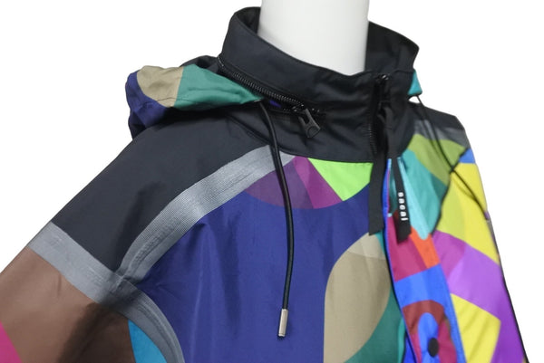 Very good condition Sacai Jacket Cows Packable Blouson 21AW Multicolor Size 2 Polyester 21-02563M Used 55536