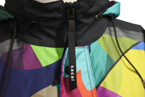 Very good condition Sacai Jacket Cows Packable Blouson 21AW Multicolor Size 2 Polyester 21-02563M Used 55536