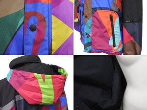 Very good condition Sacai Jacket Cows Packable Blouson 21AW Multicolor Size 2 Polyester 21-02563M Used 55536