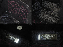 画像をギャラリービューアに読み込む, 極美品 CHANEL シャネル ココネージュ ココマーク 2WAY チェーン トートバッグ 28番台 ブラック ピンク パイル 中古 55540