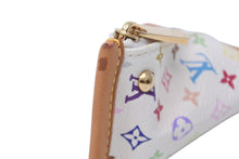 画像をギャラリービューアに読み込む, LOUIS VUITTON ルイヴィトン モノグラムマルチカラー ベルランゴ コインケース ブロン ロゴ 小物 M58028 美品 中古 55542