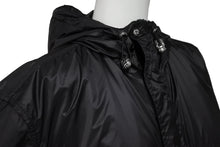 画像をギャラリービューアに読み込む, CHROME HEARTS クロムハーツ ナイロンジャケット フードジャケット レースストッパー ブラック SV925 サイズS美品 中古 55552