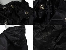 画像をギャラリービューアに読み込む, CHROME HEARTS クロムハーツ ナイロンジャケット フードジャケット レースストッパー ブラック SV925 サイズS美品 中古 55552