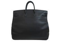 Load image into Gallery viewer, HERMES エルメス ボストンバッグ オータクロア 50 □E刻印 フィヨルド ブラック系 ブロンズ金具 美品 中古 55555