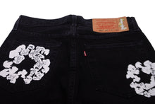 画像をギャラリービューアに読み込む, Denim Tears デニムティアーズ Levi's リーバイス デニムパンツ コットンリースジーンズ 501 ブラック サイズ 31 美品 中古 55566