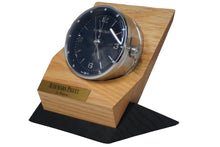 画像をギャラリービューアに読み込む, 新品未使用 AUDEMARS PIGUET オーデマピゲ 置き時計 CODE 11.59 ステンレス クォーツ シルバー ネイビー文字盤 アラーム 55567