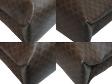 Load image into Gallery viewer, CELINE セリーヌ ハンドバッグ トートバッグ バック ワンショルダー マカダム ブラウン PVC レザー 中古 55575