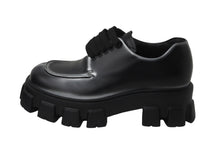 Load image into Gallery viewer, 新品同様 PRADA プラダ モノリス ブラッシュドレザー レースアップ シューズ 2EE356_3LMH_F0I89 サイズ6 中古 55611