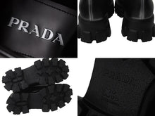 Load image into Gallery viewer, 新品同様 PRADA プラダ モノリス ブラッシュドレザー レースアップ シューズ 2EE356_3LMH_F0I89 サイズ6 中古 55611