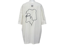 画像をギャラリービューアに読み込む, LOEWE ロエベ 21年 レター エンブロイダリー 半袖Ｔシャツ トップス H526Y22J24 ホワイト サイズL 良品 中古 55619