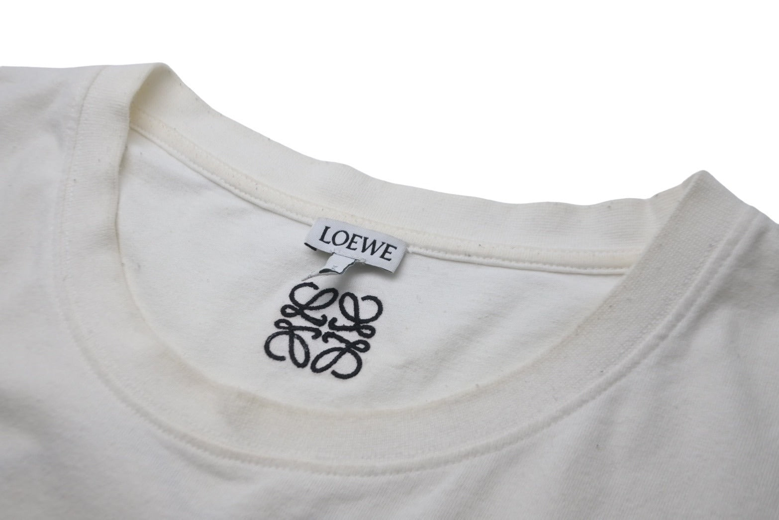 LOEWE ロエベ 21年 レター エンブロイダリー 半袖Ｔシャツ トップス