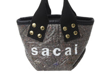 Load image into Gallery viewer, Sacai サカイ トートバッグ サウンドプルーフ トートバッグ スモール グレー 21SS ゴールド金具 美品 中古 55622