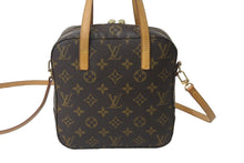 画像をギャラリービューアに読み込む, LOUIS VUITTON ルイヴィトン スポンティーニ 2WAYバッグ ハンドバッグ ショルダーバッグ M47500 ブラウン 美品 中古 55632