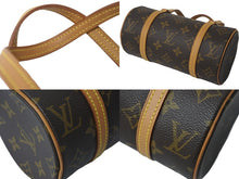 画像をギャラリービューアに読み込む, LOUIS VUITTON ルイ・ヴィトン ハンドバッグ ミニパピヨン19 モノグラム ブラウン M51389 ゴールド金具 美品 中古 55641
