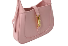 画像をギャラリービューアに読み込む, 極美品 GUCCI グッチ ショルダーバッグ ジャッキー1961 ミニバック ピンク 637091 10O0G 5815 ゴールド金具 中古 55644