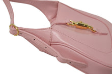 画像をギャラリービューアに読み込む, 極美品 GUCCI グッチ ショルダーバッグ ジャッキー1961 ミニバック ピンク 637091 10O0G 5815 ゴールド金具 中古 55644