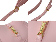 画像をギャラリービューアに読み込む, 極美品 GUCCI グッチ ショルダーバッグ ジャッキー1961 ミニバック ピンク 637091 10O0G 5815 ゴールド金具 中古 55644
