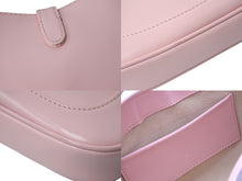 画像をギャラリービューアに読み込む, 極美品 GUCCI グッチ ショルダーバッグ ジャッキー1961 ミニバック ピンク 637091 10O0G 5815 ゴールド金具 中古 55644