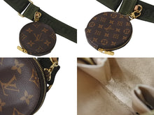 Load image into Gallery viewer, LOUIS VUITTON ルイヴィトン ショルダーバッグ M44813 ミュルティ ポシェット アクセソワール マロン カーキ 美品 中古 55648