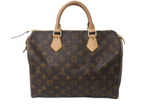 Load image into Gallery viewer, 極美品 LOUIS VUITTON ルイヴィトン ハンドバッグ スピーディー30 M41526 モノグラム ゴールド金具 中古 55657