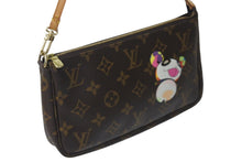 画像をギャラリービューアに読み込む, LOUIS VUITTON ルイヴィトン ポシェット アクセソワール パンダ M51981 モノグラム アクセポ ハンドバッグ 村上隆 美品 中古 55659