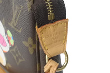 画像をギャラリービューアに読み込む, LOUIS VUITTON ルイヴィトン ポシェット アクセソワール パンダ M51981 モノグラム アクセポ ハンドバッグ 村上隆 美品 中古 55659