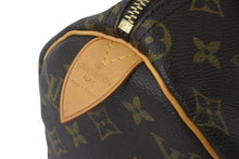 画像をギャラリービューアに読み込む, 極美品 LOUIS VUITTON ルイヴィトン ボストンバッグ モノグラム M41528 スピーディ25 ブラウン ゴールド金具 中古 55663