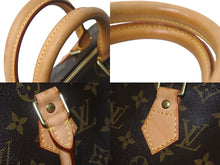 画像をギャラリービューアに読み込む, 極美品 LOUIS VUITTON ルイヴィトン ボストンバッグ モノグラム M41528 スピーディ25 ブラウン ゴールド金具 中古 55663