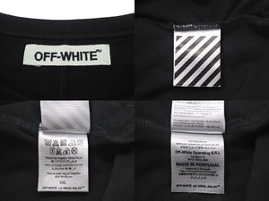 OFF-WHITE オフホワイト VLONE ヴィーロン ヴァージルアブロー 半袖 Ｔシャツ ブラック サイズ XXL 美品 中古 55683