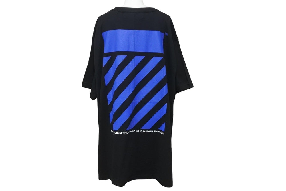 OFF-WHITE オフホワイト VLONE ヴィーロン ヴァージルアブロー 半袖 Ｔシャツ ブラック サイズ XXL 美品 中古 55683