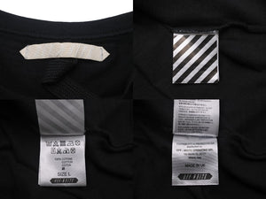 OFF-WHITE オフホワイト fragment design フラグメントデザイン 半袖 Ｔシャツ ブラック サイズ L 美品 中古 55684