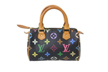 Load image into Gallery viewer, LOUIS VUITTON ルイヴィトン ハンドバッグ ミニスピーディ モノグラム 村上隆 マルチカラー M92644 ゴールド金具 美品 中古 55690