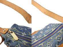 画像をギャラリービューアに読み込む, LOUIS VUITTON ルイヴィトン ショルダーバッグ バギーPM モノグラムデニム ブルー M95049 ゴールド金具 美品 中古 55692