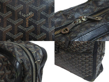Load image into Gallery viewer, GOYARD ゴヤール ビジネスバッグ アンバサードMM ブリーフケース ブラック シルバー金具 中古 55699